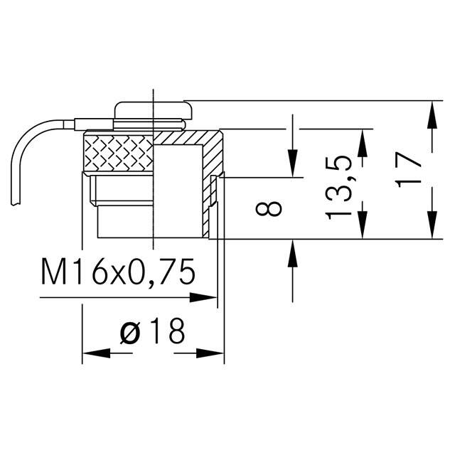 C091 00V000 131 2 Amphenol Tuchel Industrial  Zubehör für Rundsteckverbinder